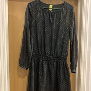 Black knee length dress